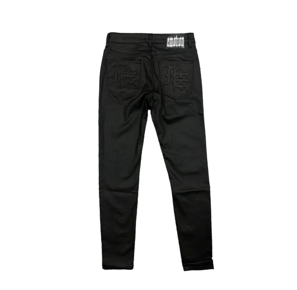 Mixed Emotion Jeans Wax Blackout