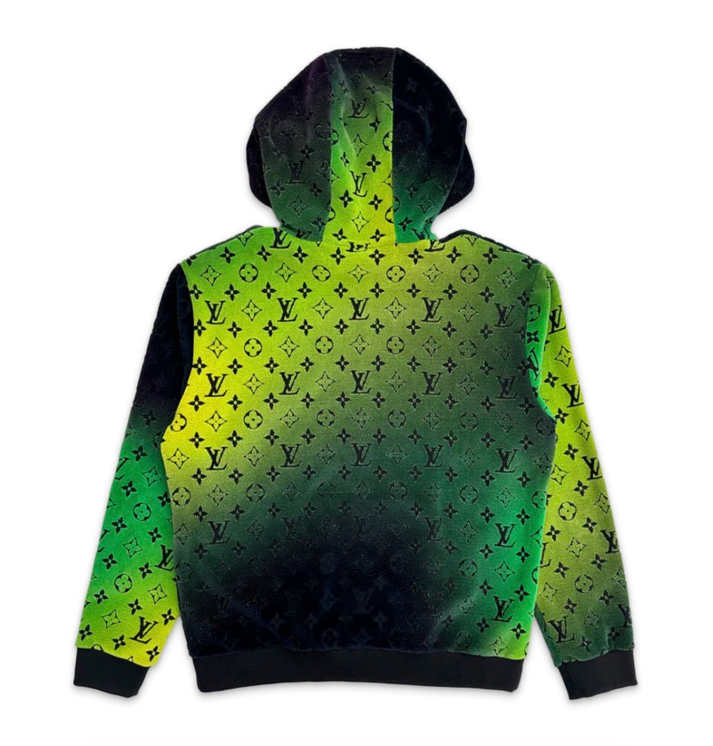 Louis Vuitton Monogram Velvet Jacket Green