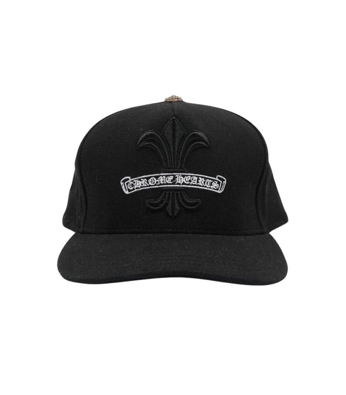 Chrome Hearts Fleur Snapback Hat Black