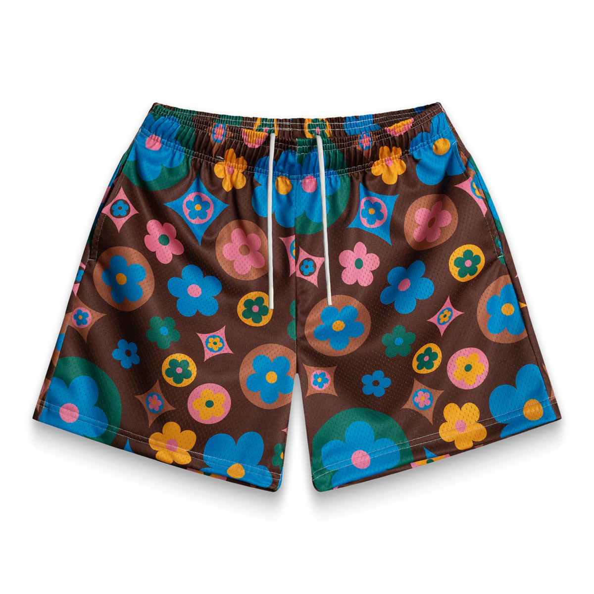 Bravest Studios Flower Shorts Brown Multi