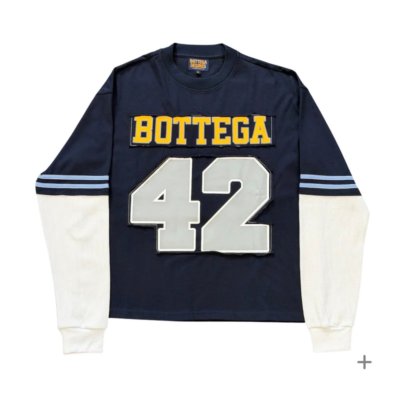 Bottega Desires Jackie Robinson Long Sleeve Navy