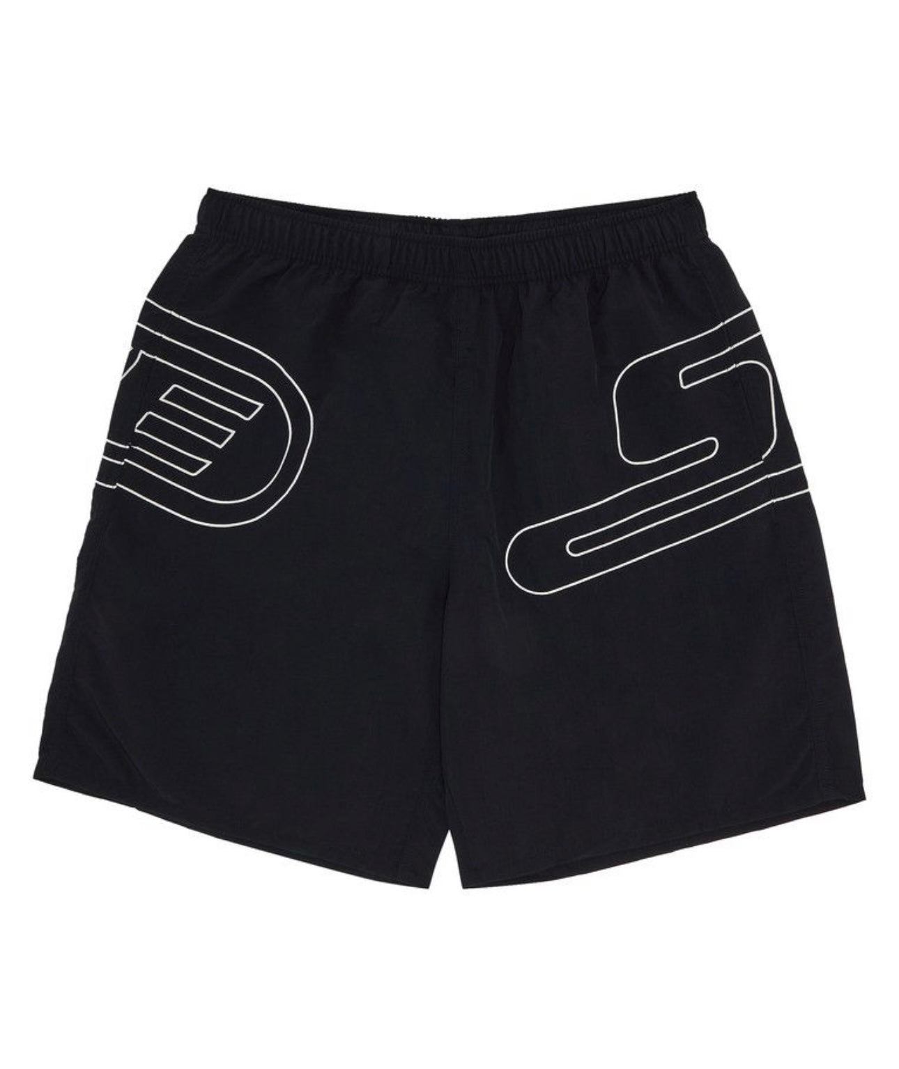 Supreme Big Logo Nylon Shorts Black