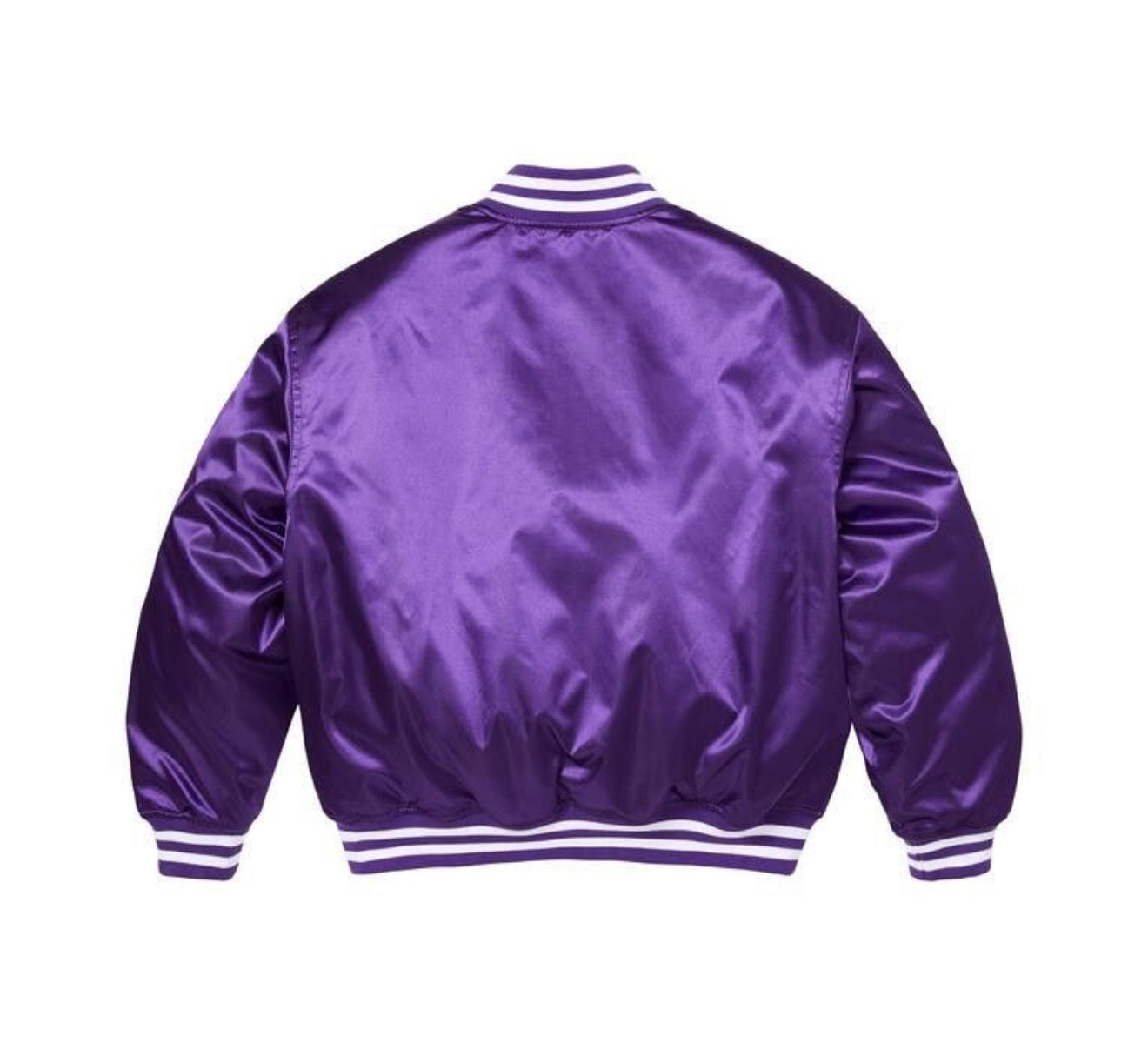 Supreme Champion Satin Varsity Jacket Purple