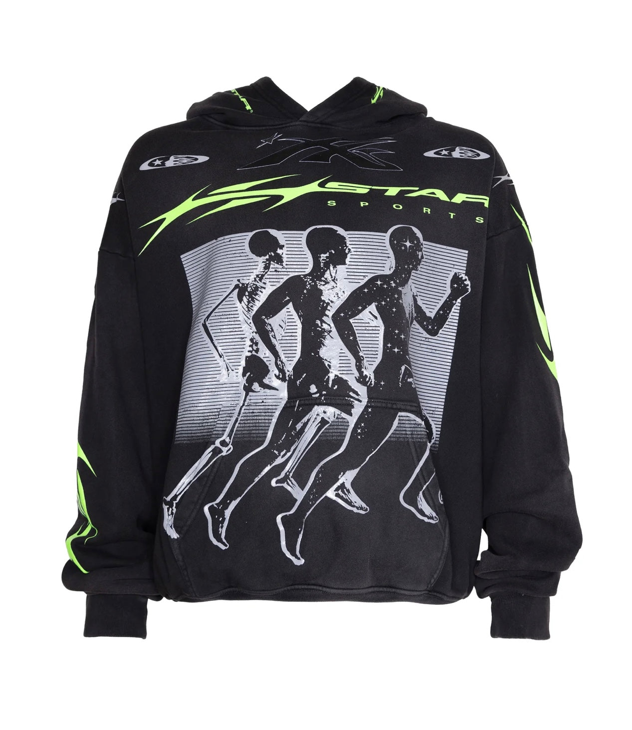 Hellstar P2P Sports Hoodie Black/Green