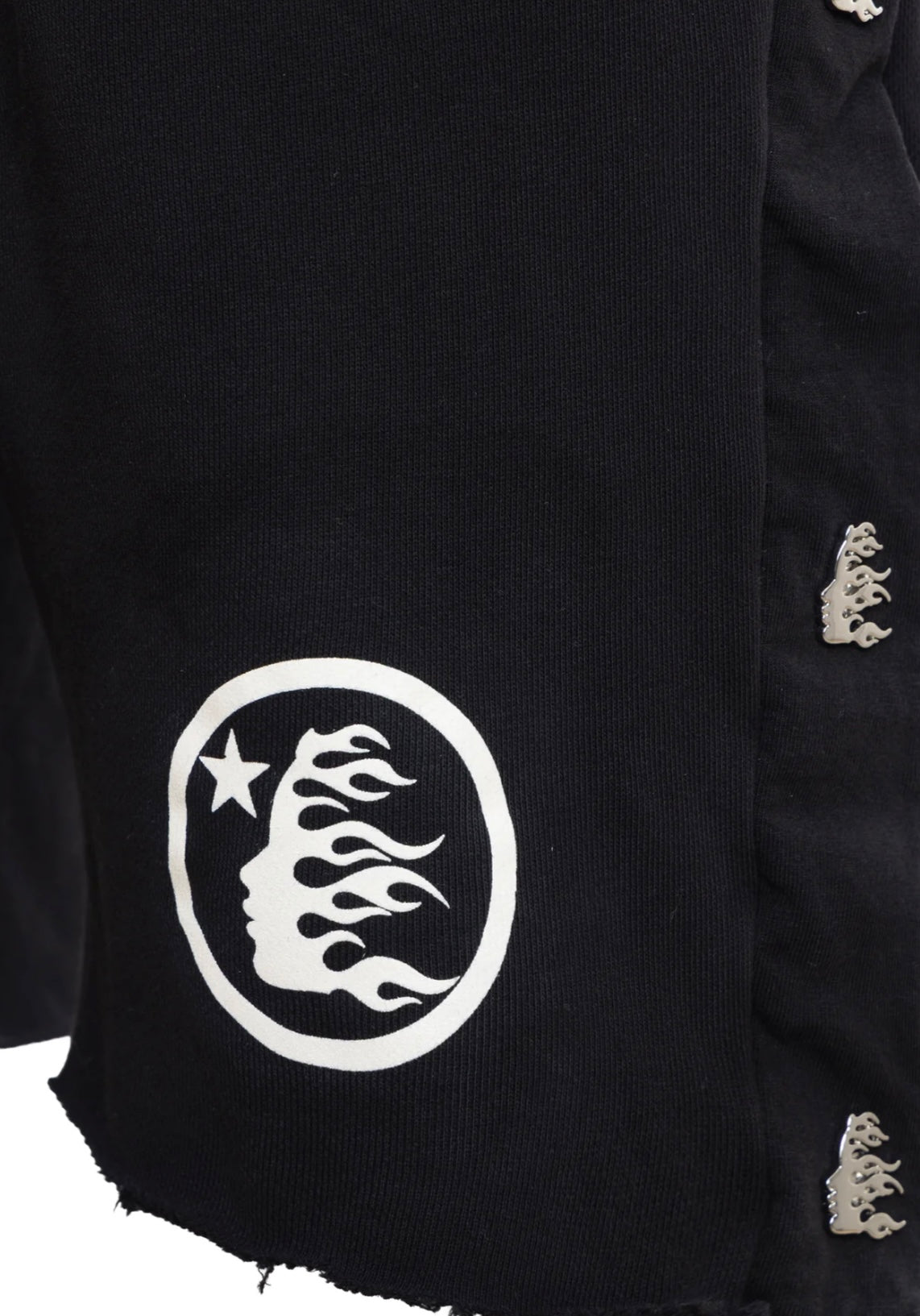 Hellstar Snap Shorts Black