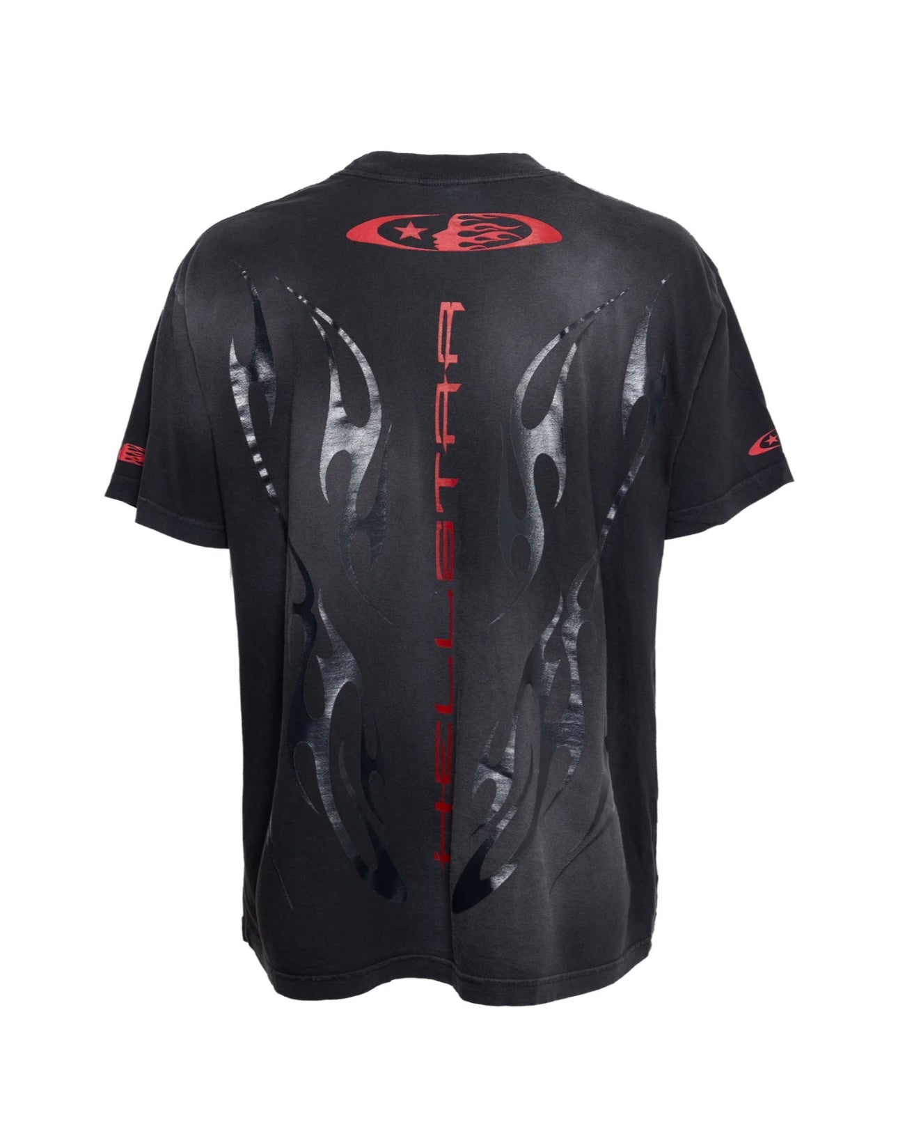 Hellstar Sports Flame T-Shirt Black/Red