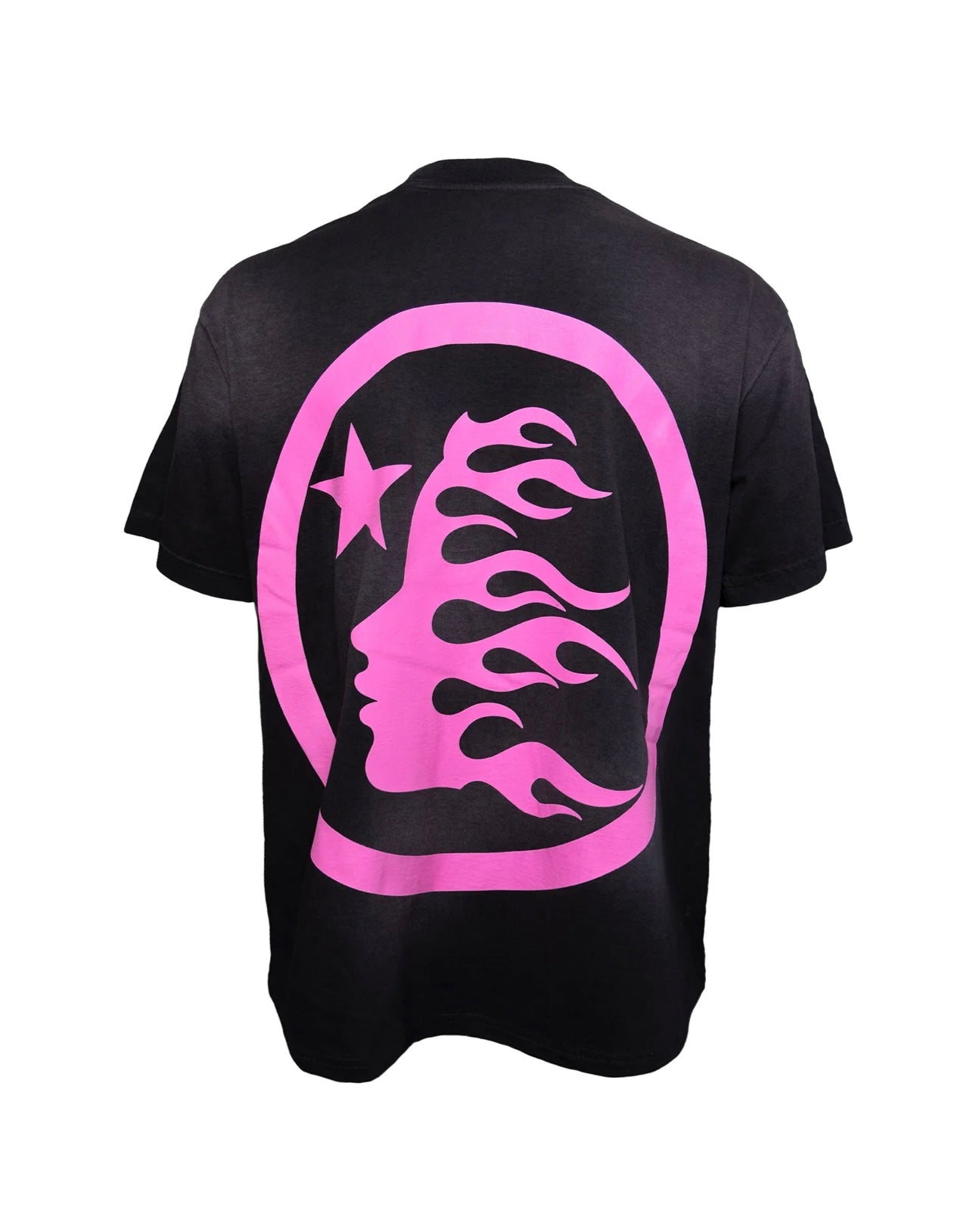 Hellstar Classic Rhinestone Logo T-Shirt Black/Pink