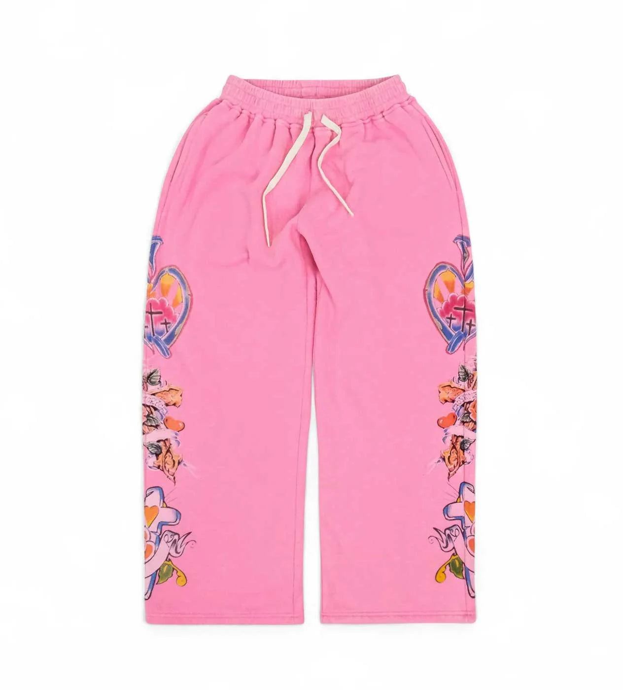 Righteous Risen King Cropped Sweatsuit Pink