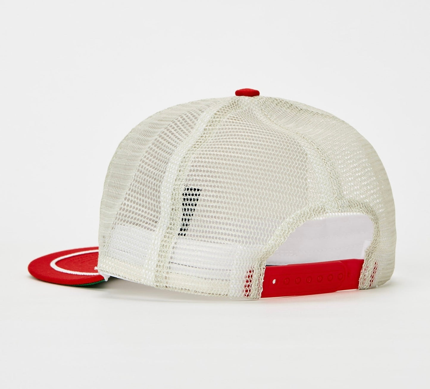 Rhude Patch Trucker Hat White/Red