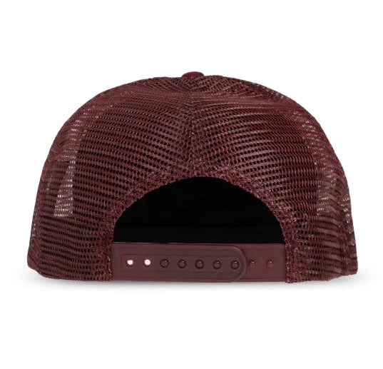 Rhude Special Blend Trucker Hat Maroon/White