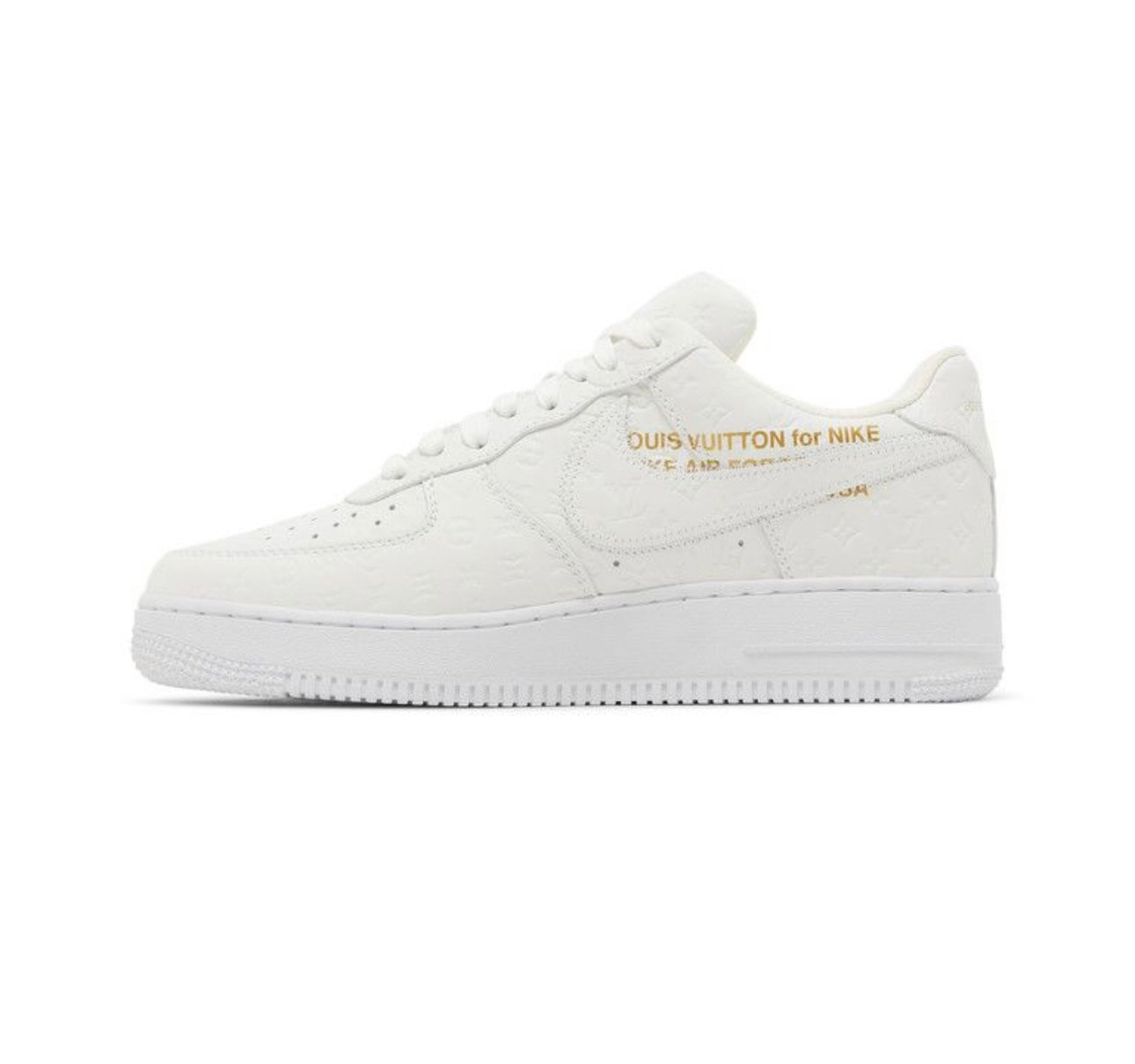 Louis Vuttion x Air Force 1 Triple White