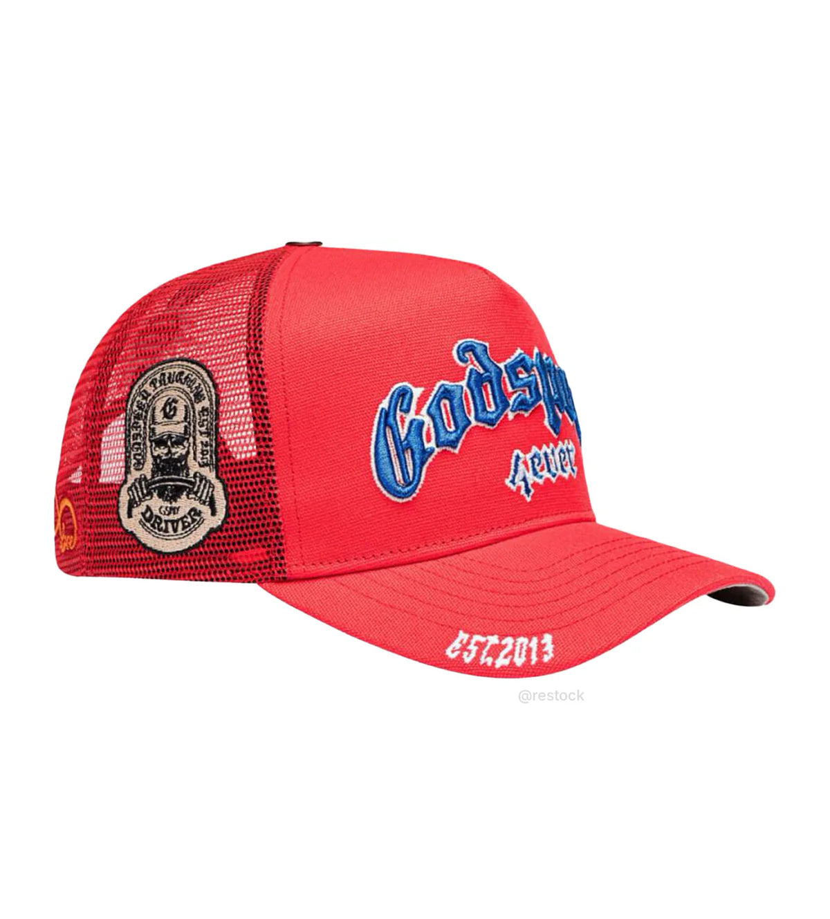 Godspeed Forever Trucker Hat Red/Blue