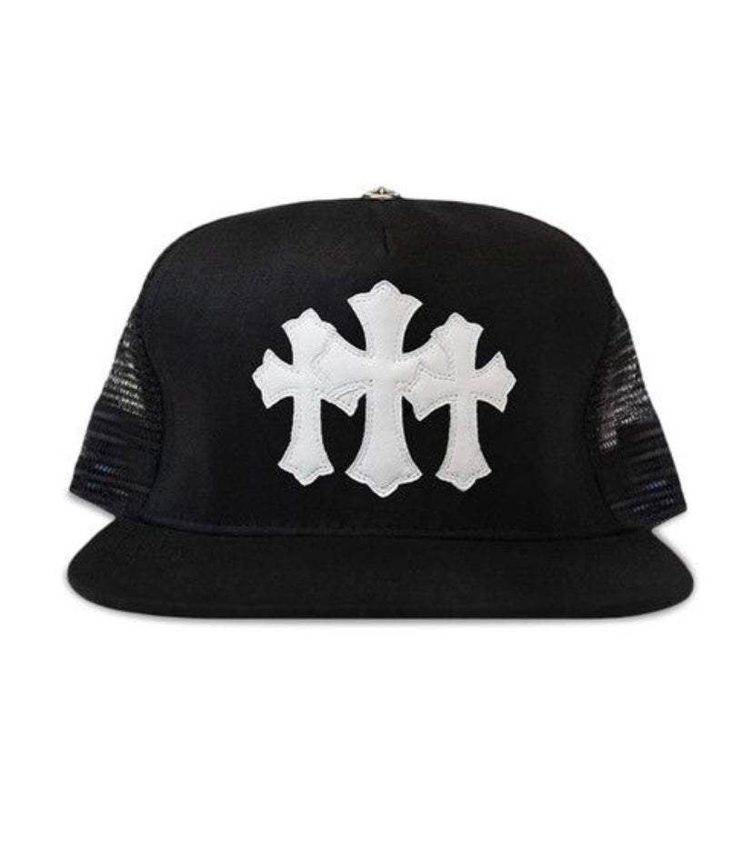 Chrome Hearts Cemetery Trucker Hat Black