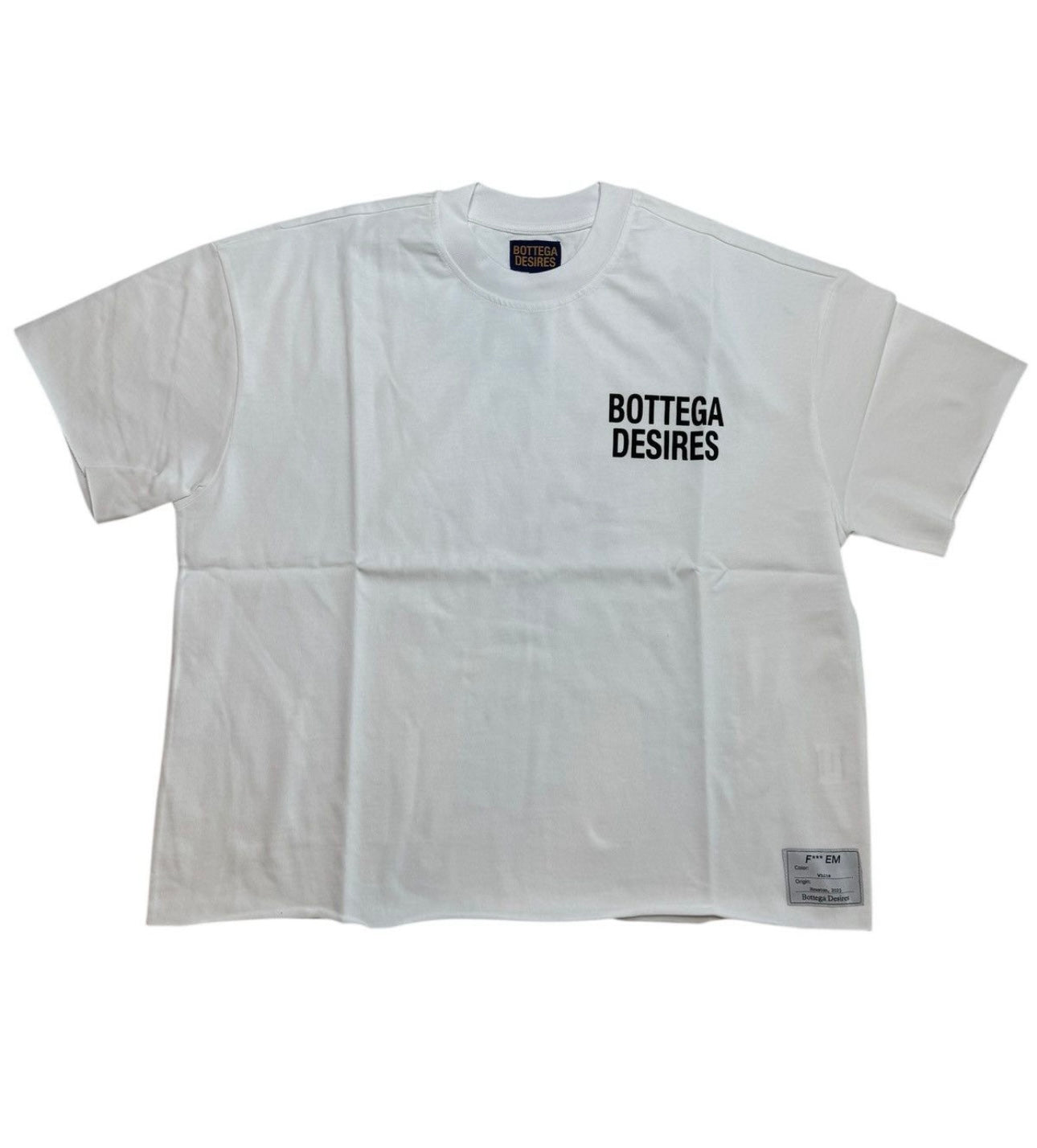 Bottega Desires Fuck Em T-Shirt White