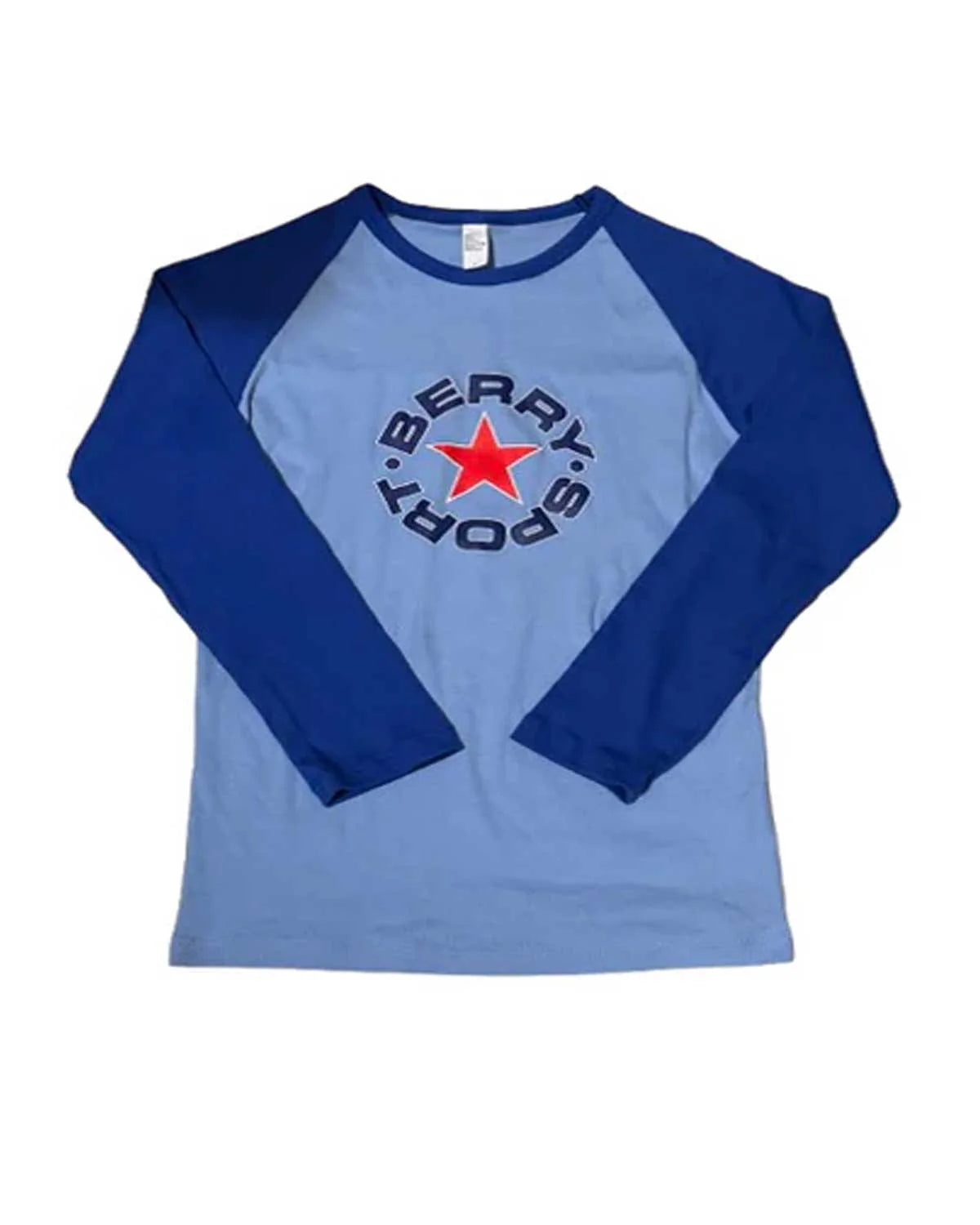GV Gallery Raspberry Hills Star Baseball Long Sleeve Blue *Womens*