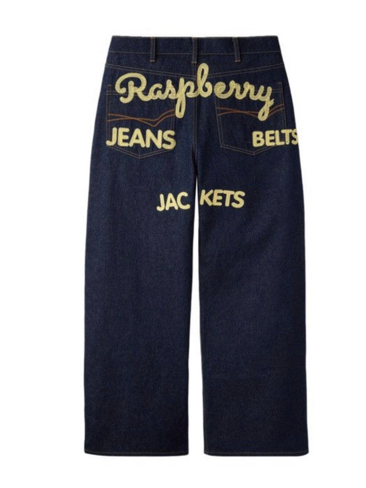 GV Gallery Raspberry Hills Jeans Raw Denim Belt Dark Indigo