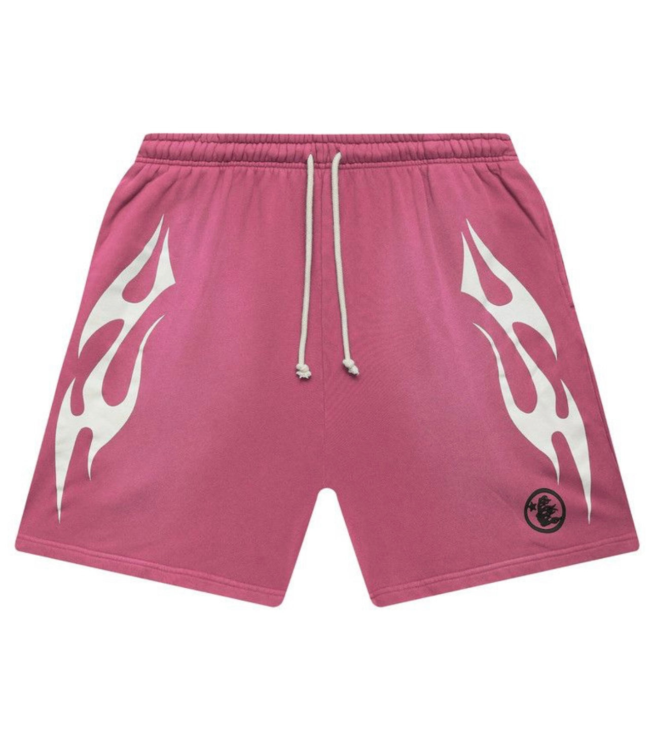 Hellstar Flame Shorts Pink