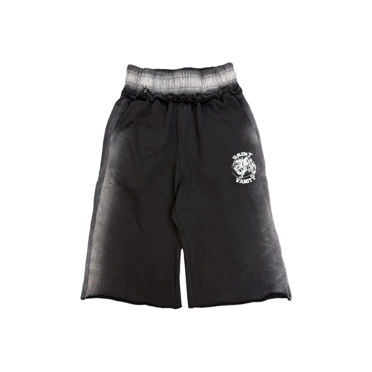 Saint Vanity Long Shorts Ash Black