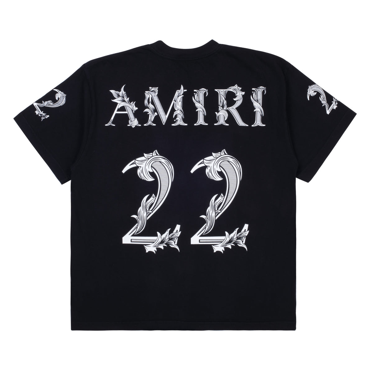Amiri Oversized 22 T-Shirt Black