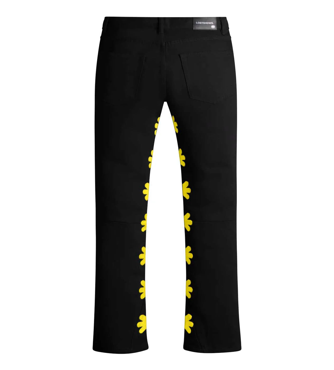 Lost Shadow Jeans Black/Yellow