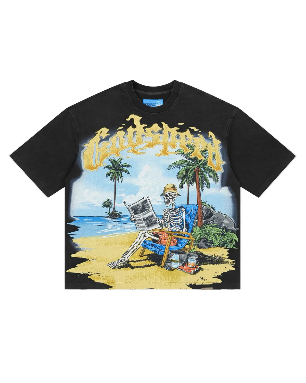 Godspeed Skeleton Beach T-Shirt Black