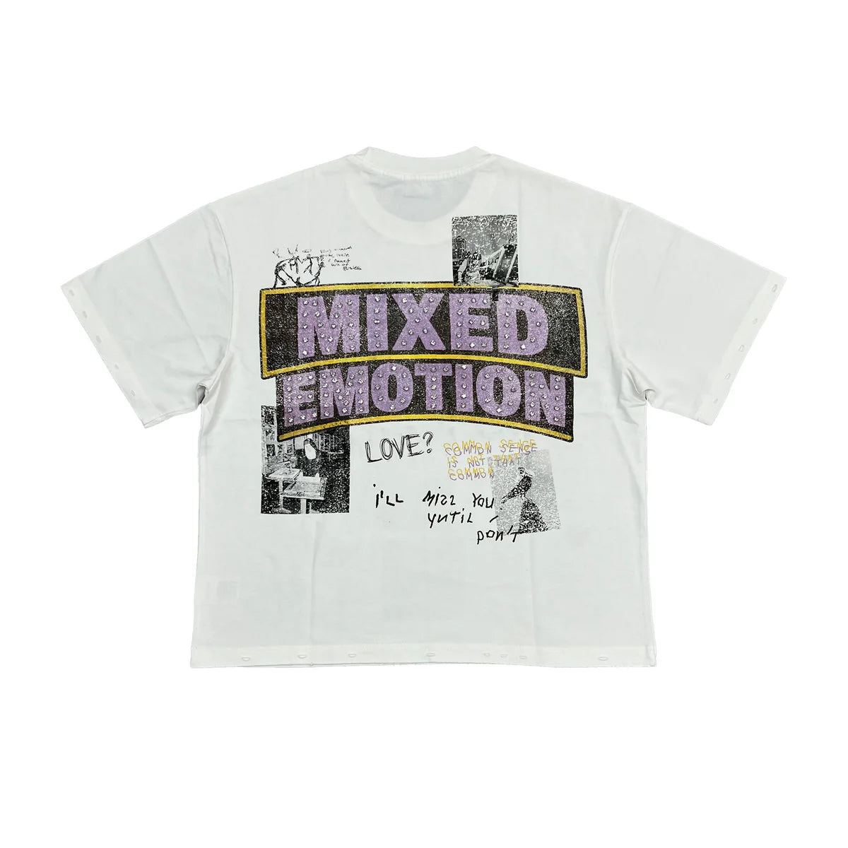 Mixed Emotion Lost Identity T-Shirt White