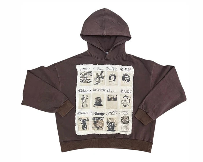 Saint Vanity Van Life Hoodie Brown