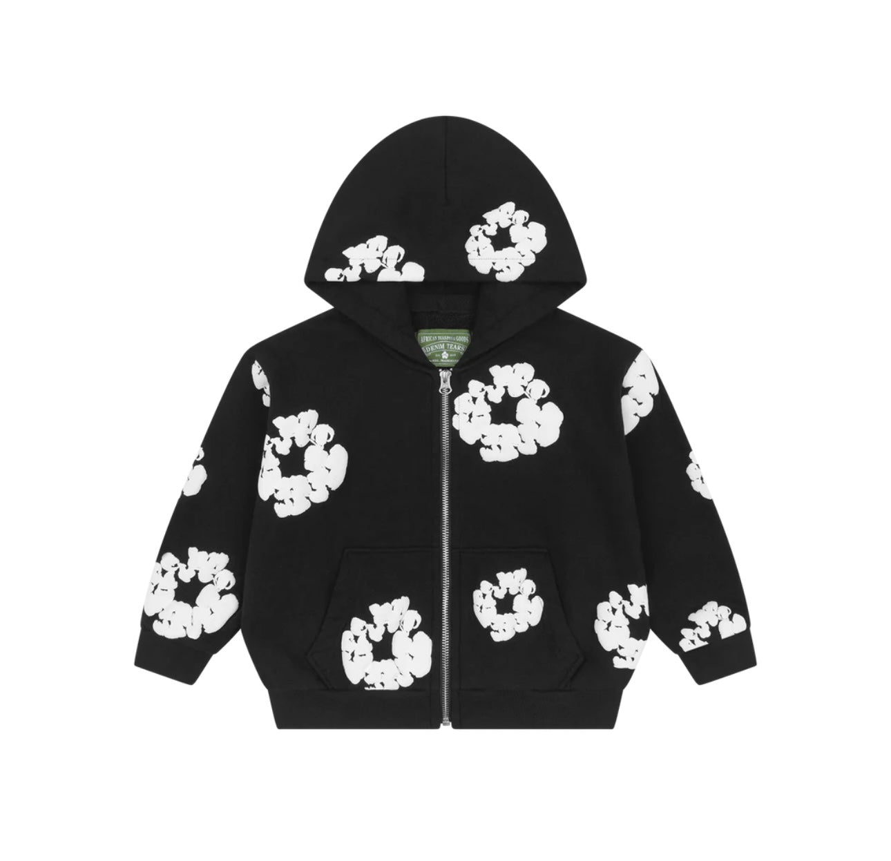 Denim Tears Cotton Wreath Kids Set Black