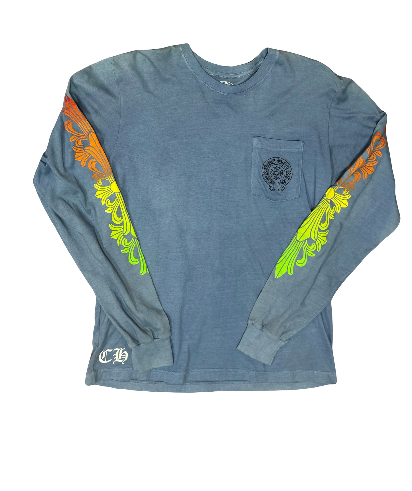 Chrome Hearts Made In Hollywood Gradient Long Sleeve Blue