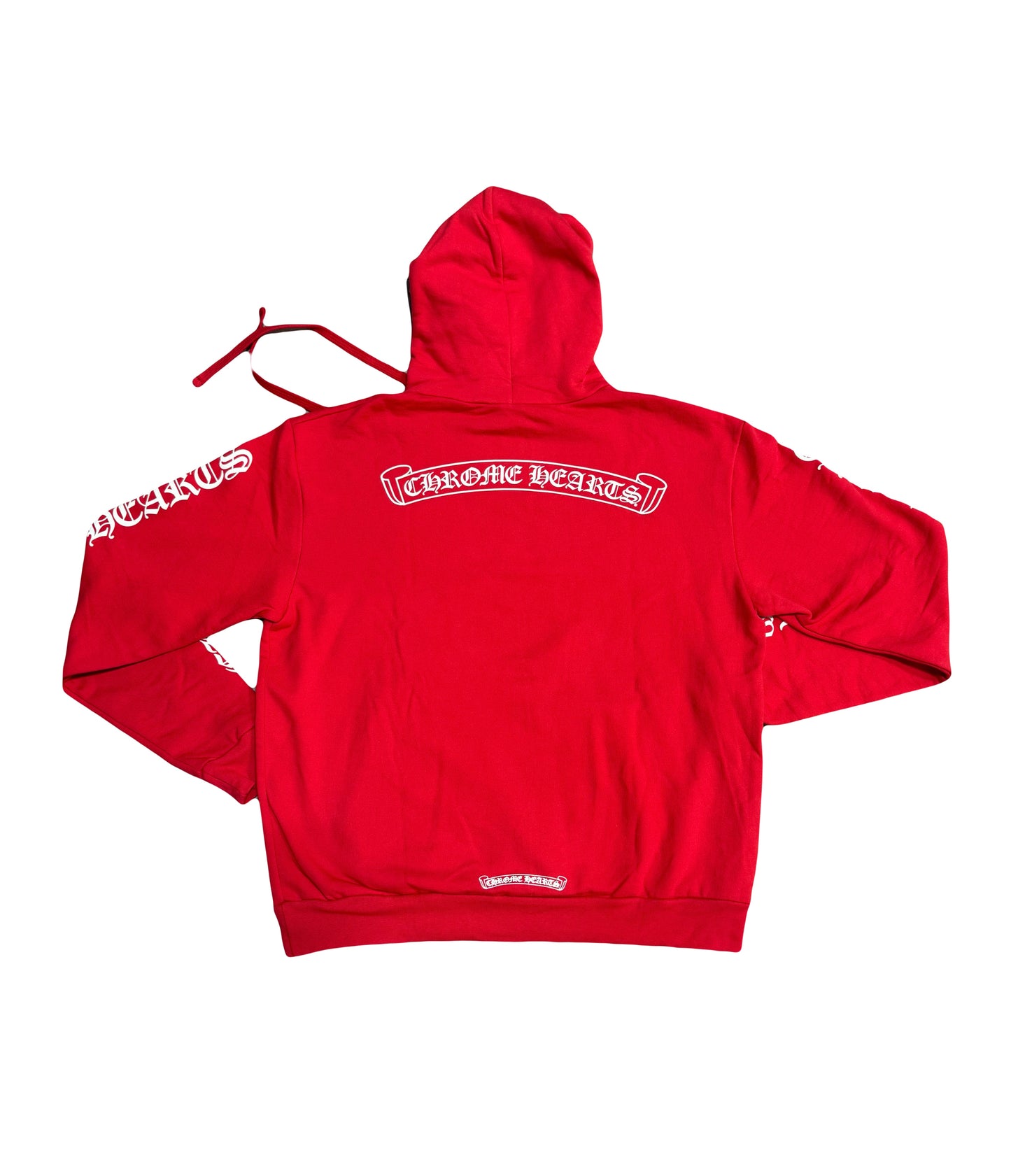 Chrome Hearts Hoodie Red White
