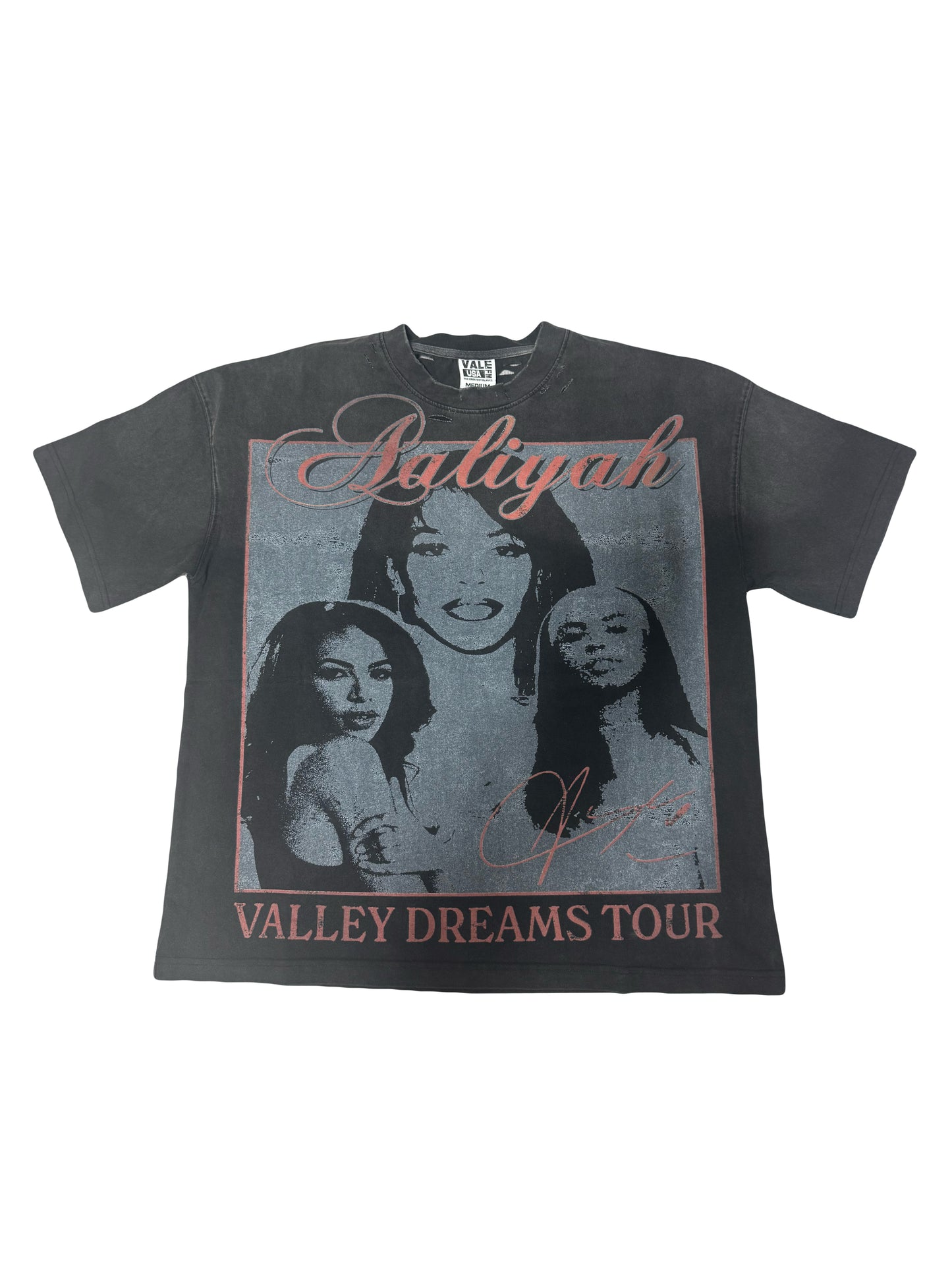 Vale Forever Aaliyah Tour T-Shirt Black