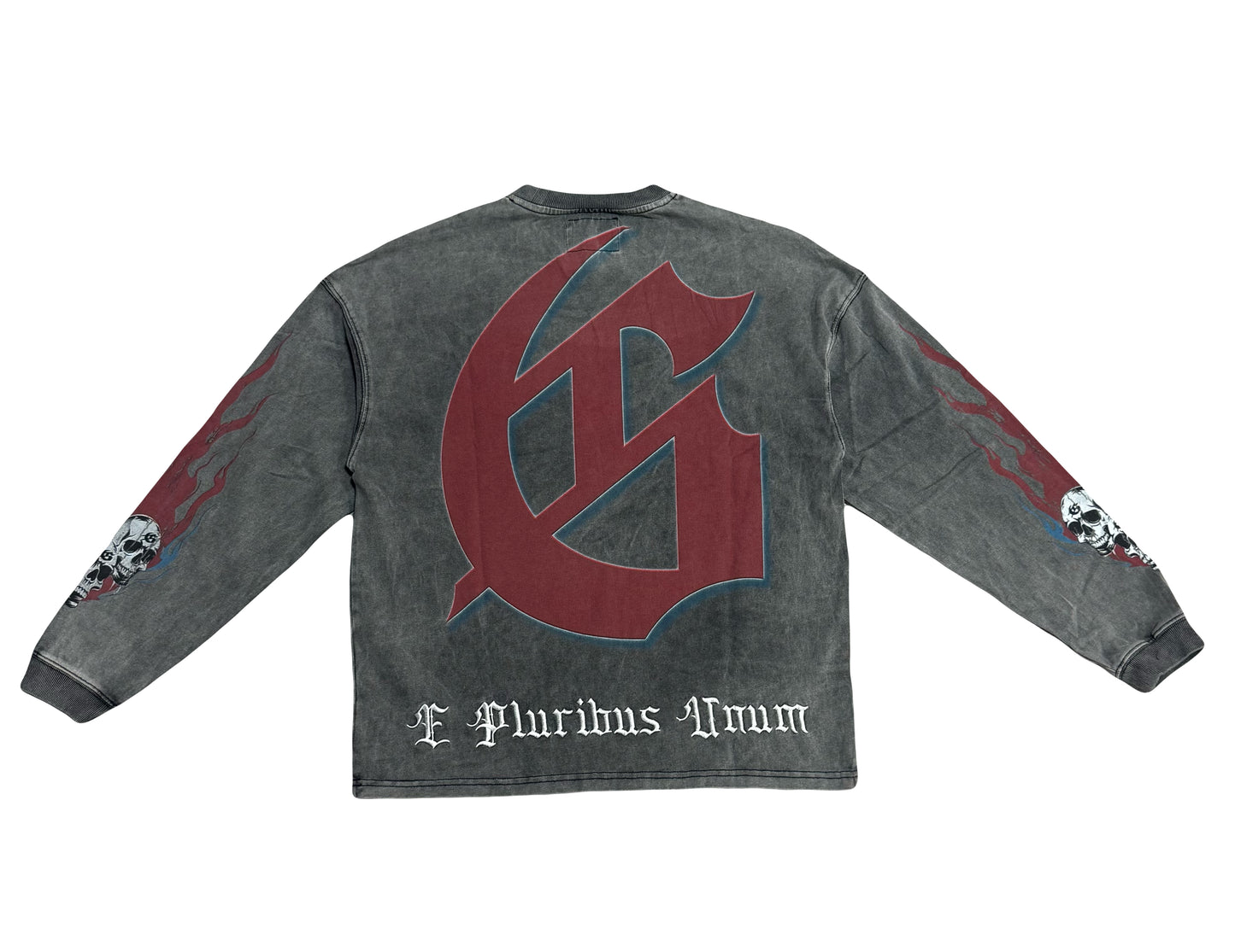 Godspeed Checkmate Long Sleeve Grey Wash