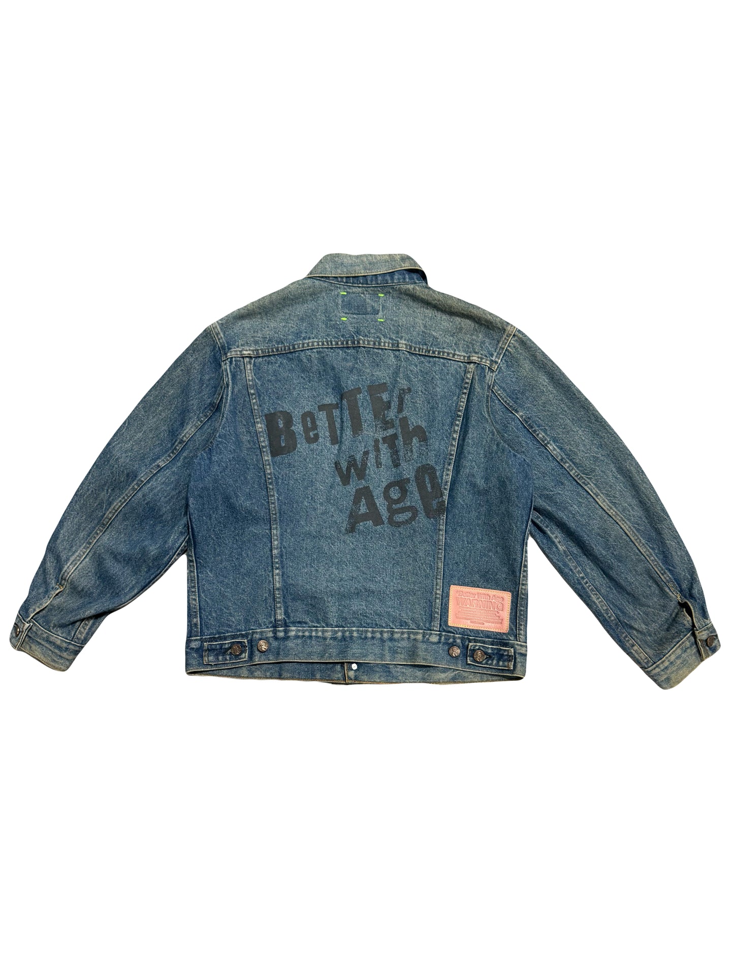 Better With Age Blanche Trucker Jean Jacket Indigo