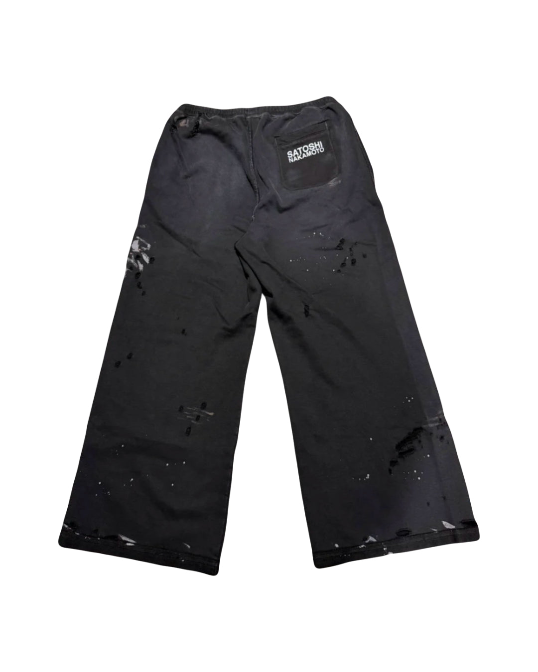 Satoshi Nakamoto Luke Fleece Sweatpants Black