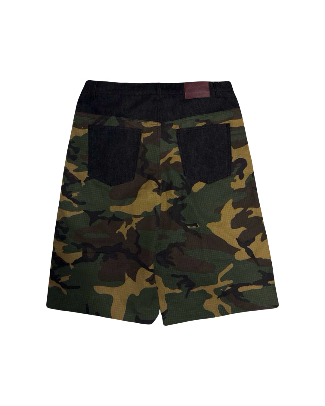 Boredom Kills Double Waisted Shorts Camo