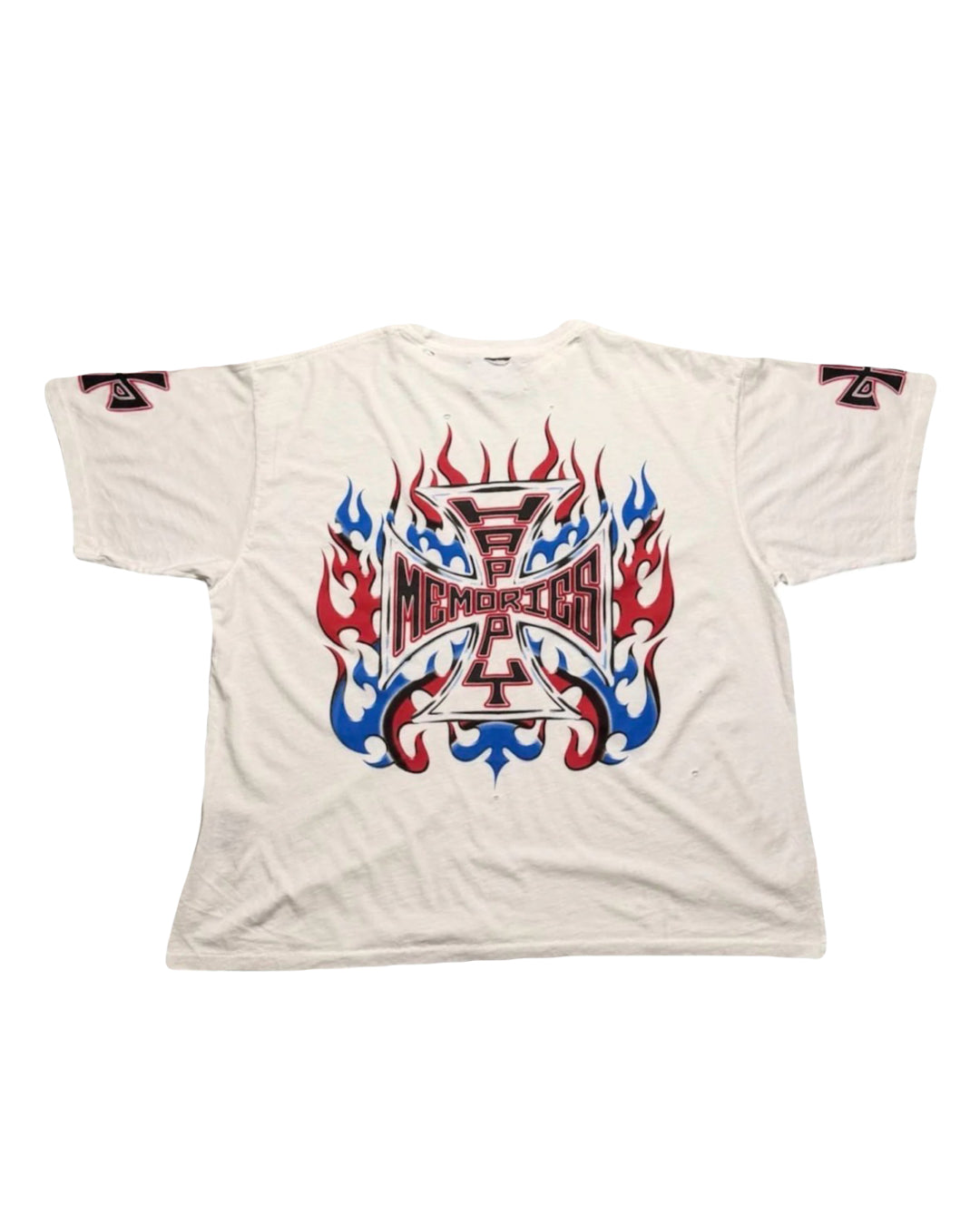Happy Memories Dont Die 4TH T-Shirt White