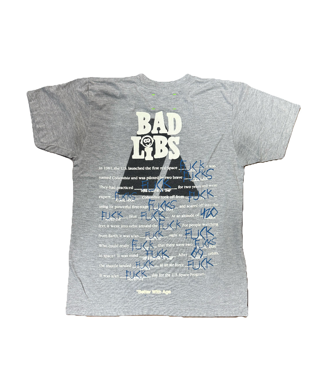 Better With Age Stardust T-Shirt Grey/Assorted