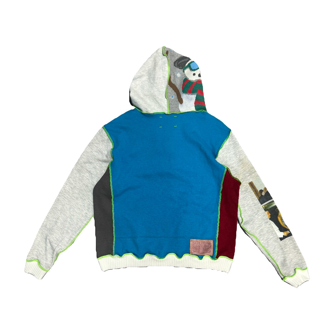 Better With Age Hollywood Hoodie Heather Grey/Air Force