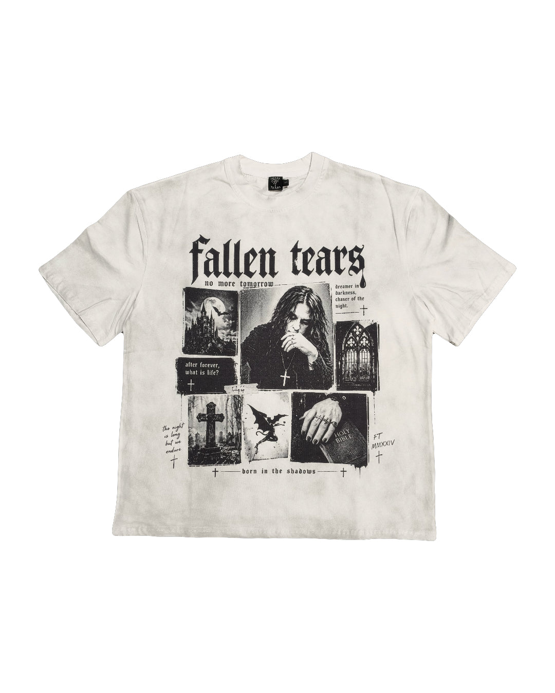 Fallen Tears Fallen Icon T-Shirt White