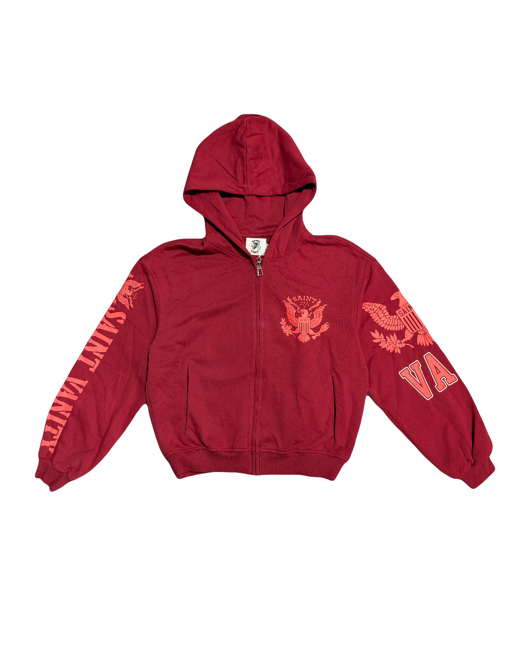 Saint Vanity Honor Zip-Up Red