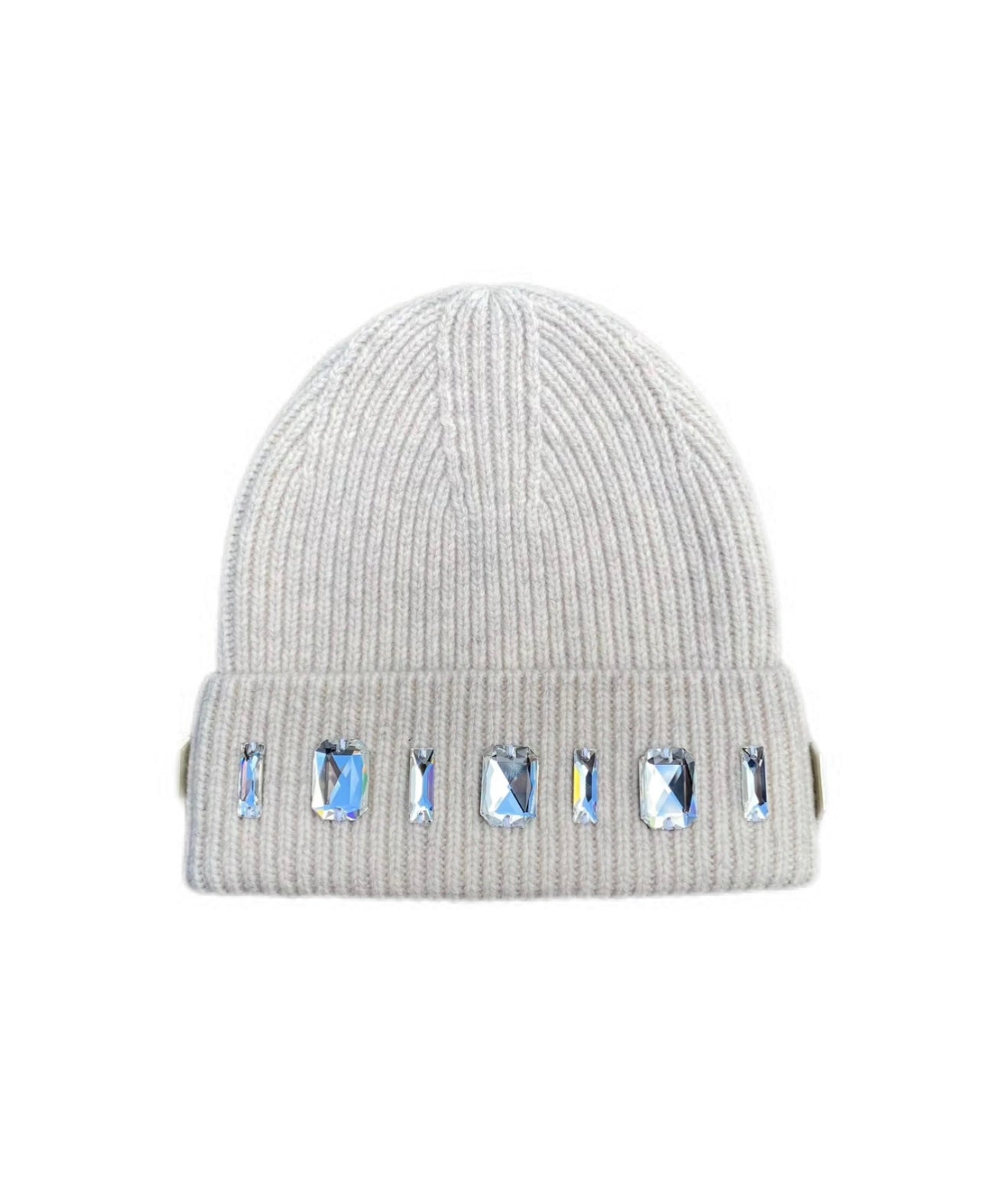 Louis Crown Rhinestone Beanie Pure