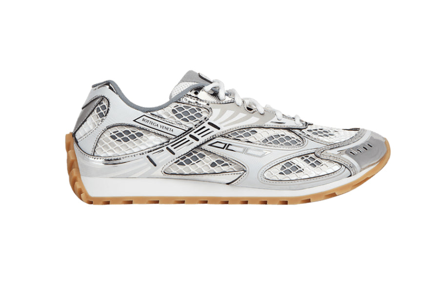 Bottega Veneta Orbit White Silver