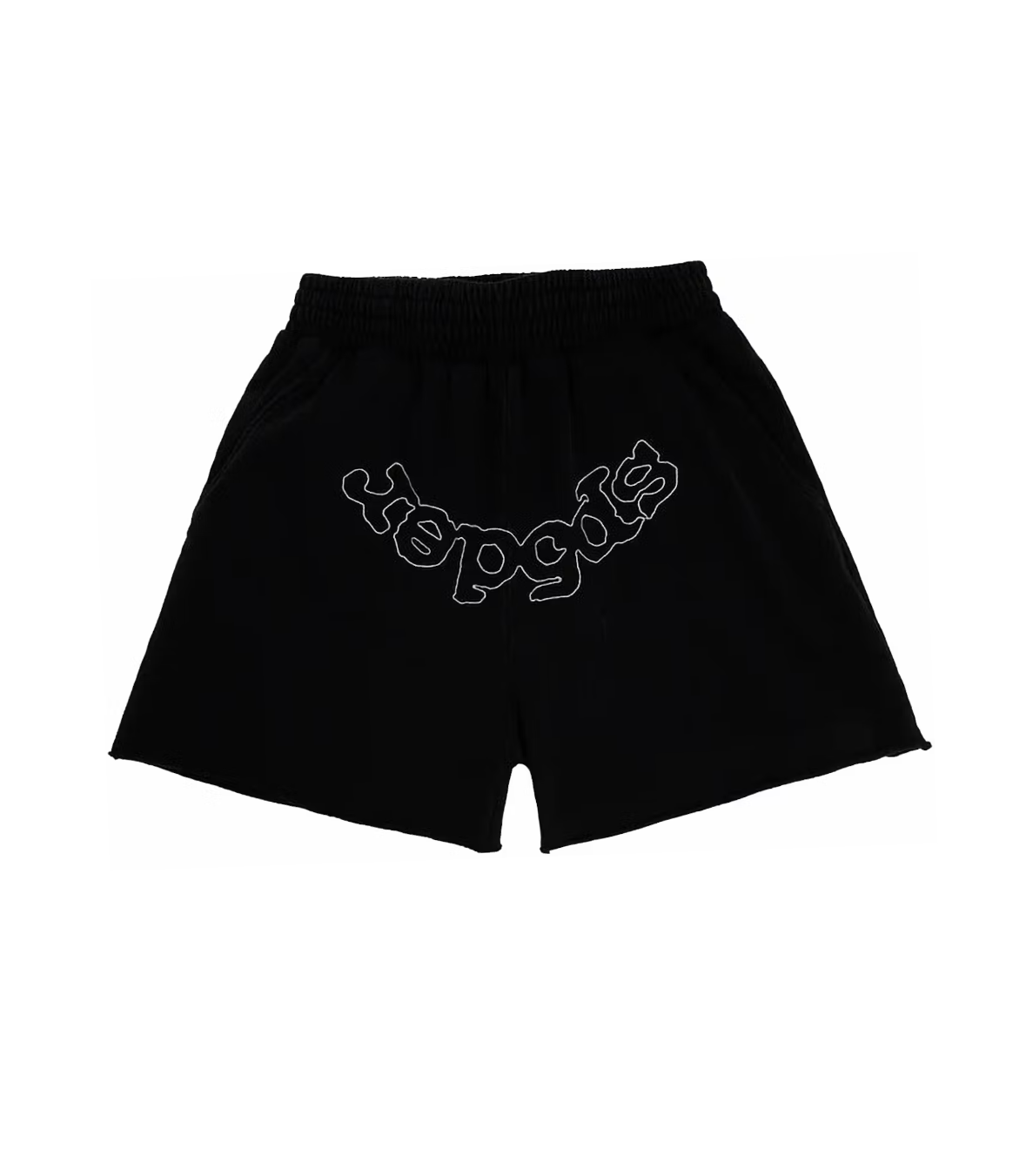 Sp5der OG Logo Embroidered Shorts Black