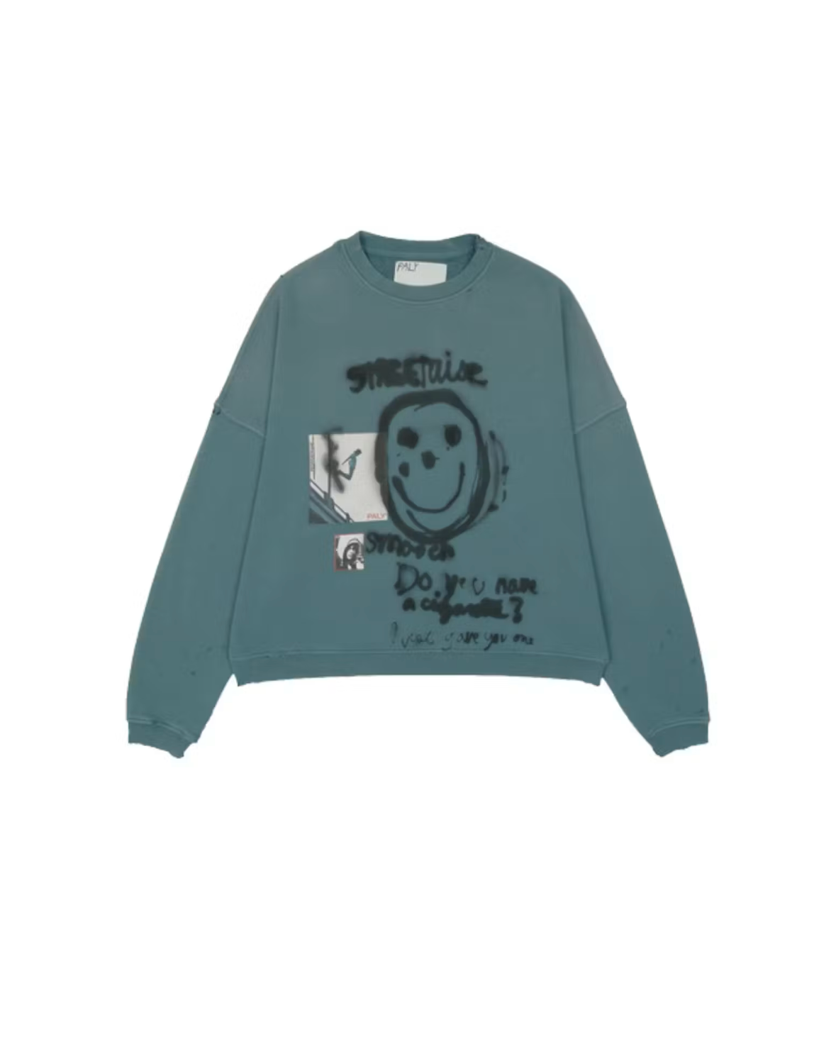 Paly Streetwise Airbrush Crewneck Teal