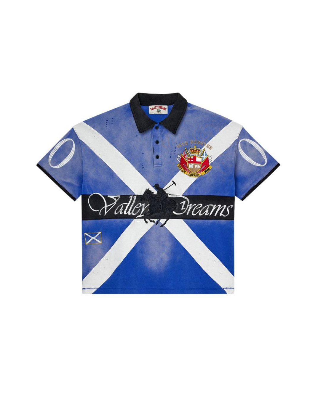 Vale Forever Legacy Polo T-Shirt Blue