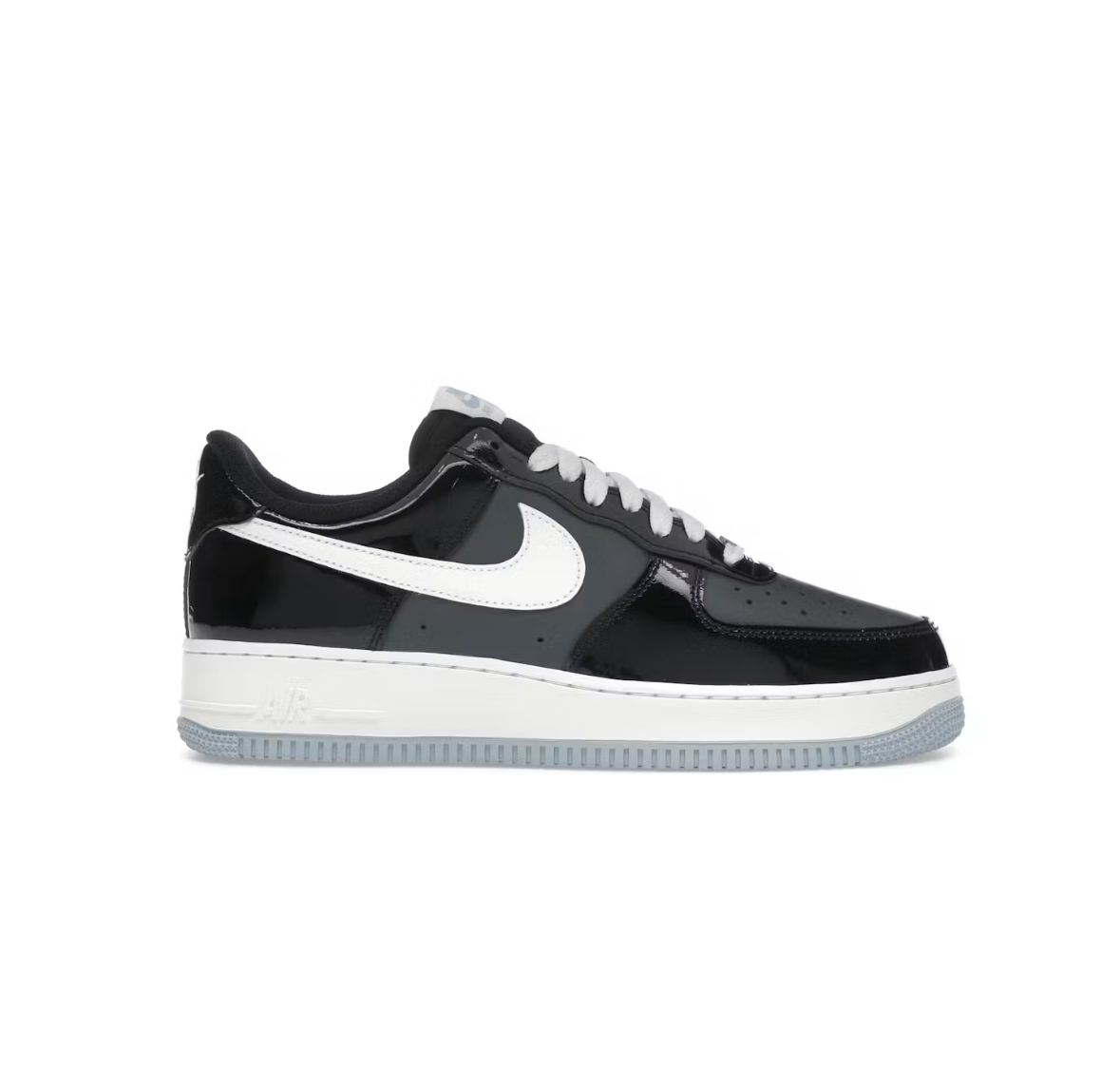 Air Force 1 Black Iron Grey Patent