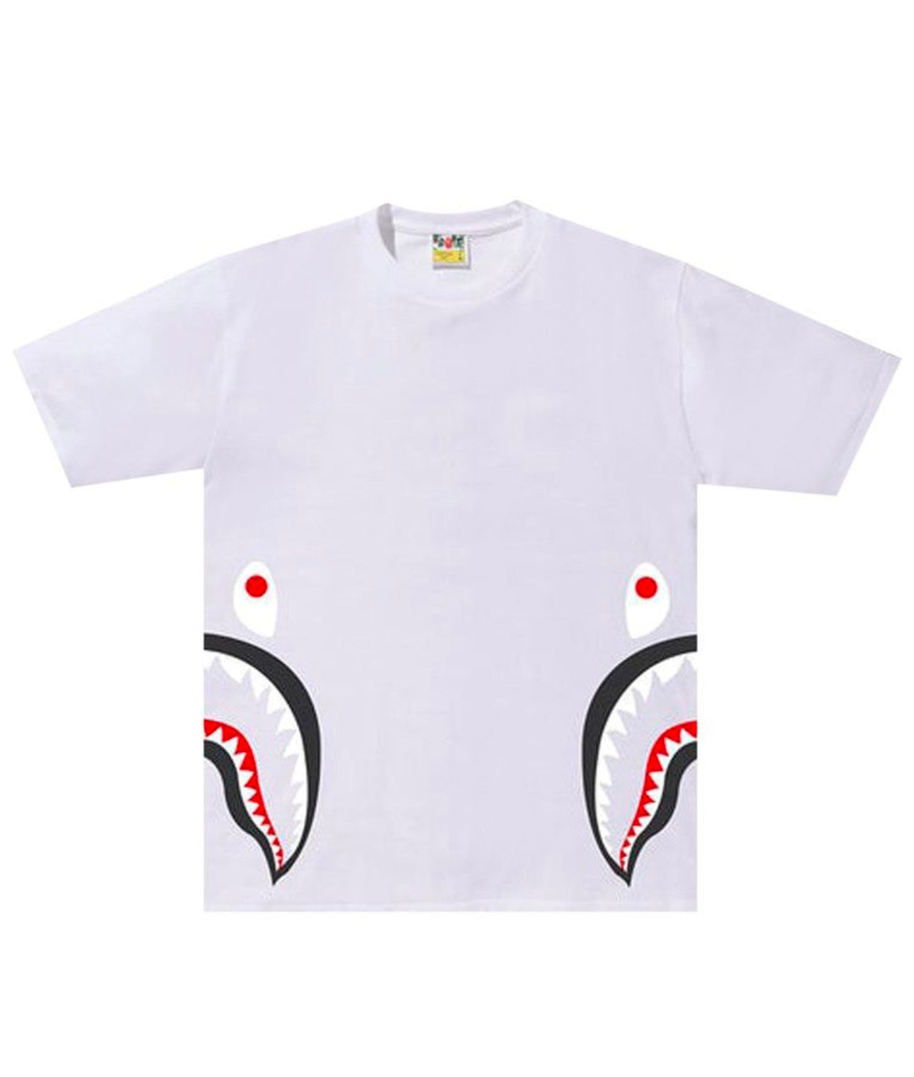 Bape Side Shark T-Shirt White