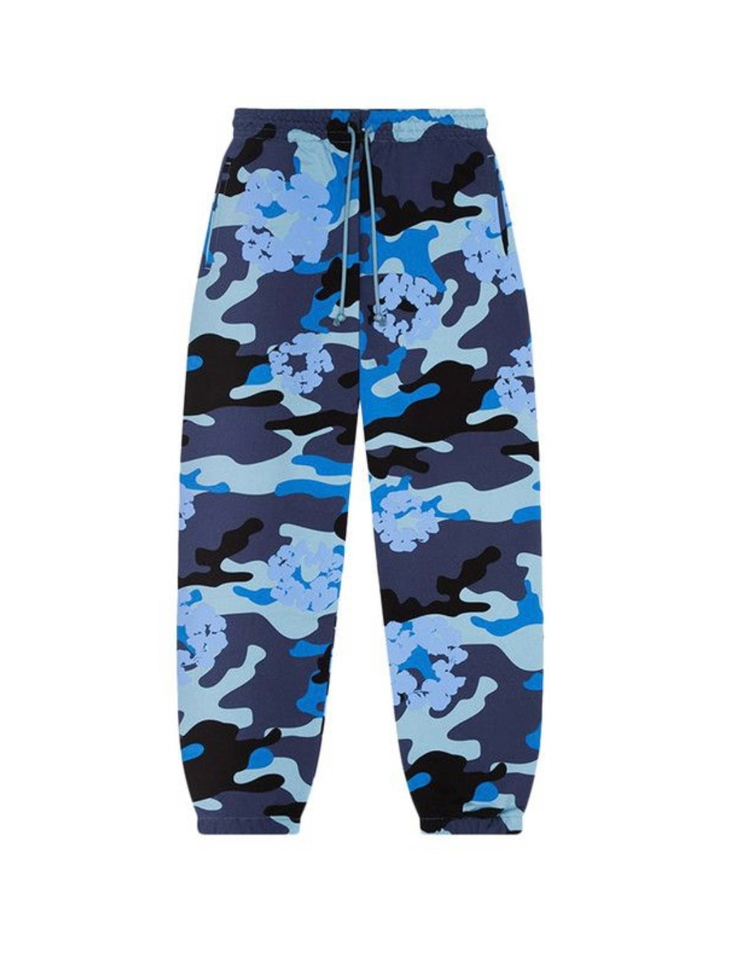 Denim Tears Wreath Sweatpants Blue Camo