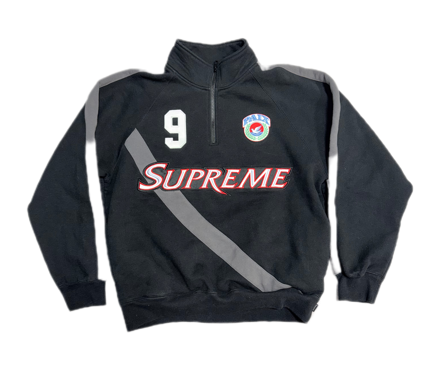 Supreme Equipe Half Zip Black (PREOWNED)