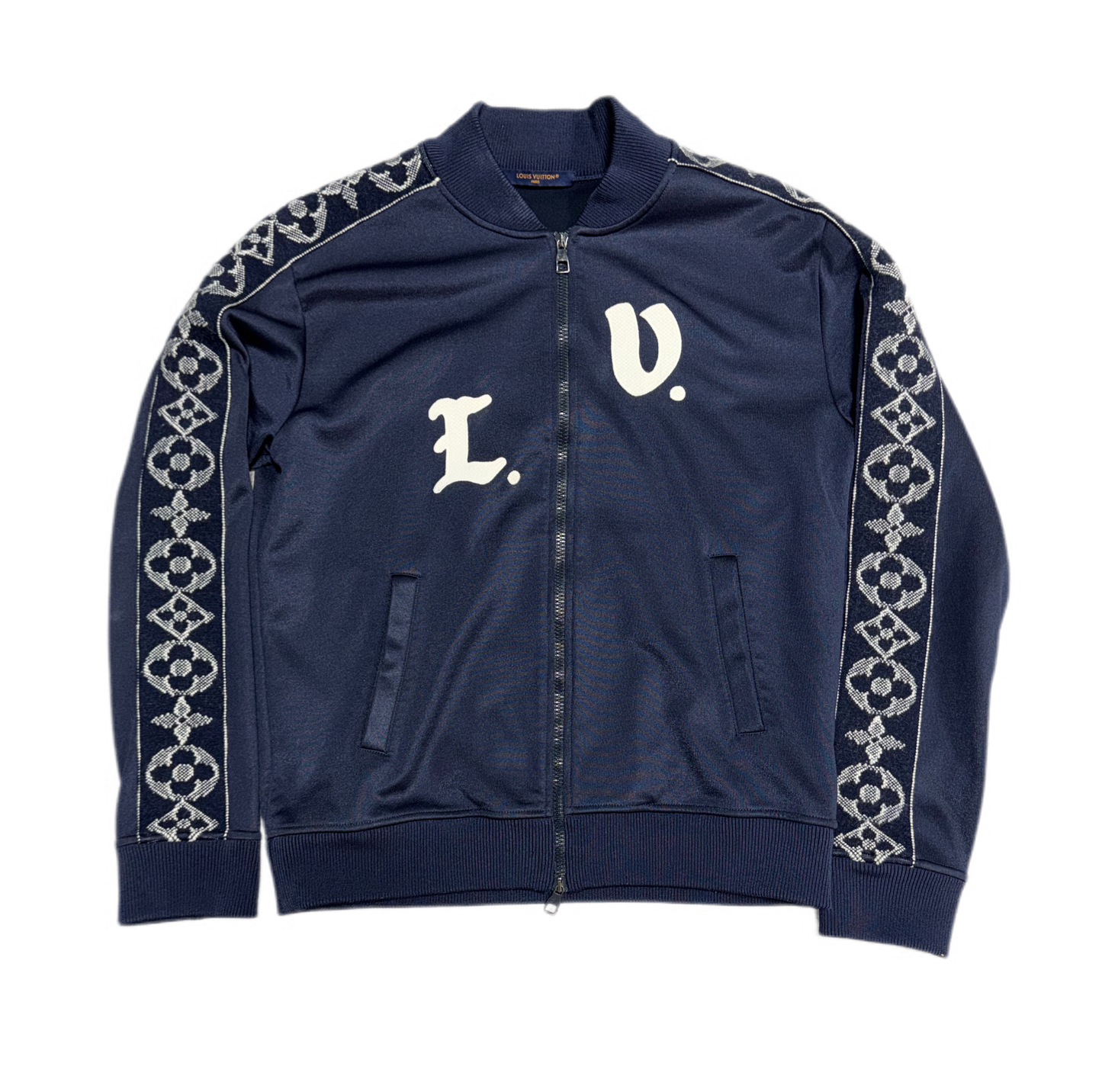 Louis Vuitton Flowers Track Jacket Navy (PREOWNED)